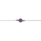 Armband "Pure" | Amethyst | Edelstahl