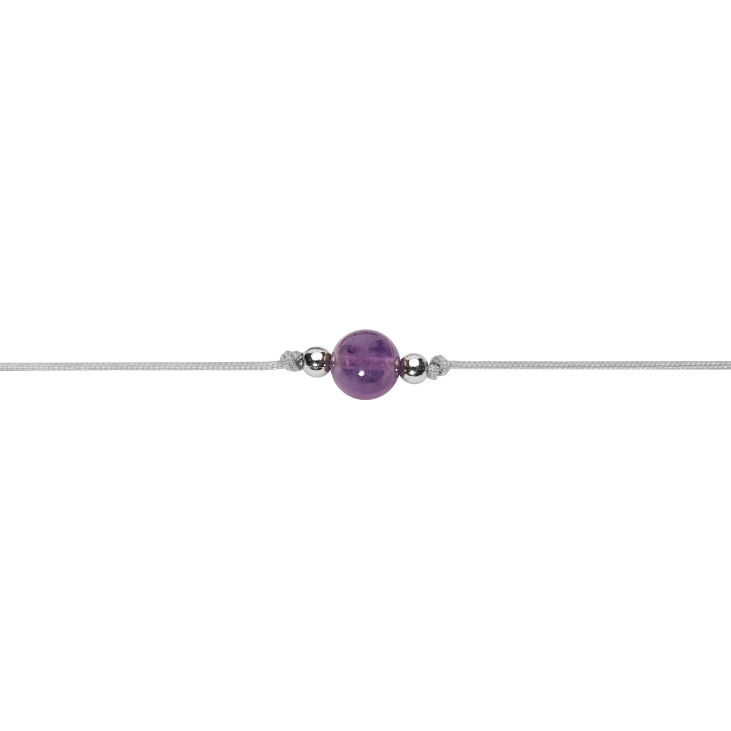 Armband "Pure" | Amethyst | Edelstahl