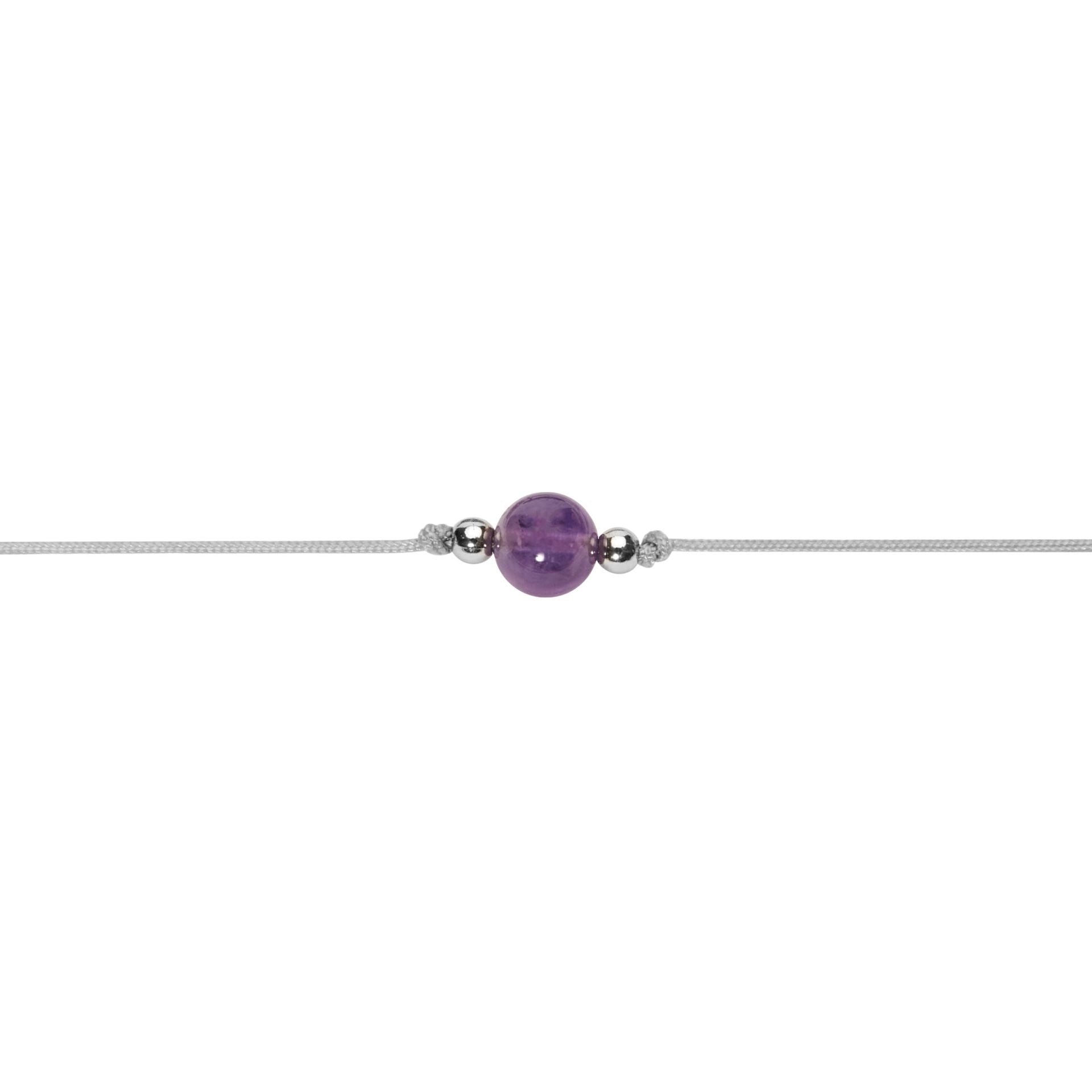Armband "Pure" | Amethyst | Edelstahl