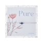 Armband "Pure" | Sodalith | Edelstahl  mit backing card