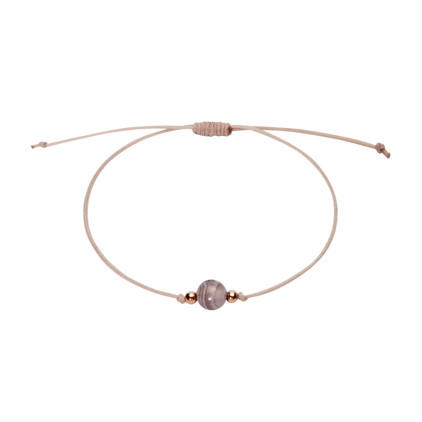 Armband "Pure" |  Botswana Achat | Edelstahl