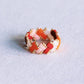 Tilabead-Ring | Lachs/Orange/Bordeaux bazou