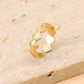 Ring vergoldet mit Muscheln