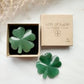 Kleeblatt aus Aventurin "Lots of luck"