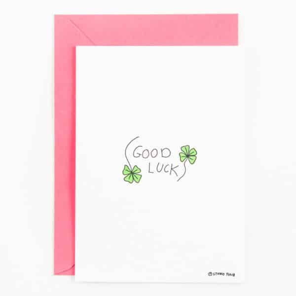 Karte „Good Luck“