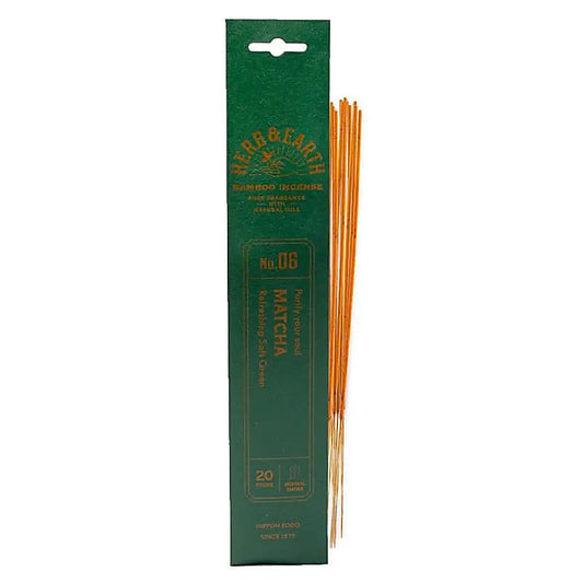 Räucherstäbchen Matcha Herb & Earth | Raucharm