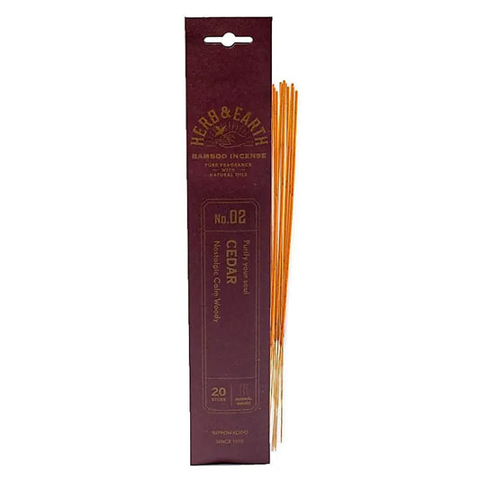 Räucherstäbchen Weihrauch Zeder Herb & Earth