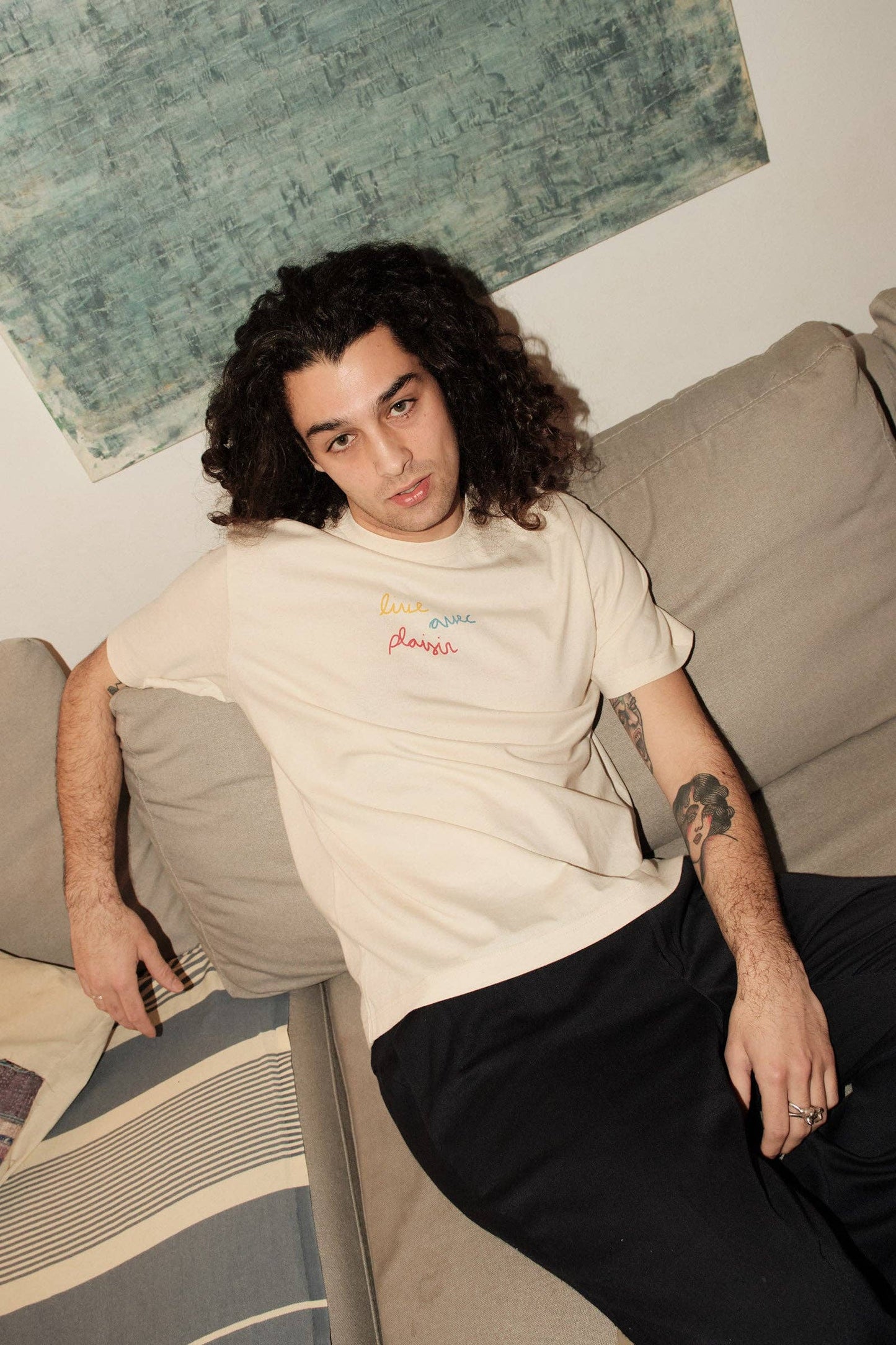 Tshirt „Live avec plaisir“