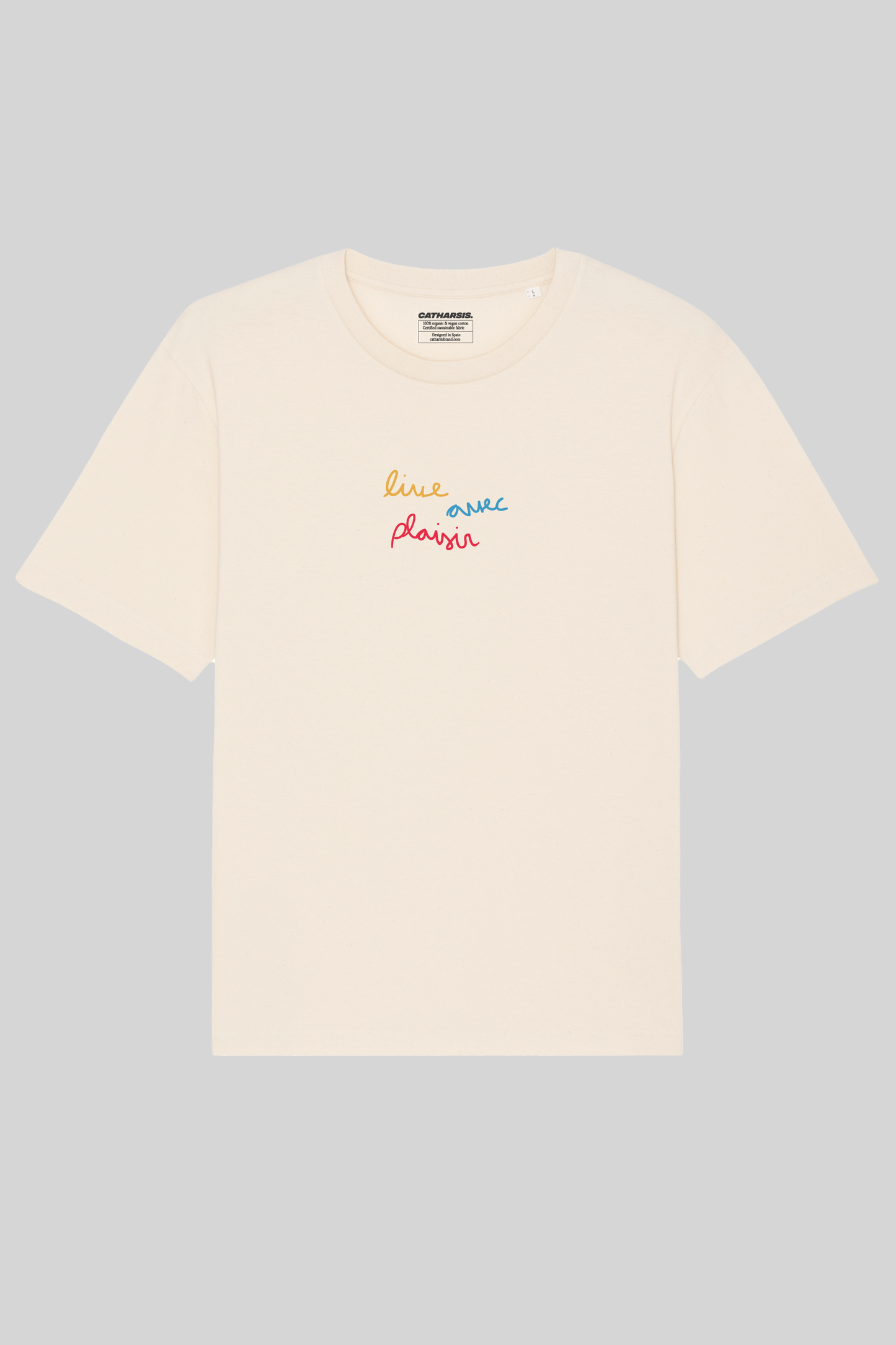 Tshirt „Live avec plaisir“