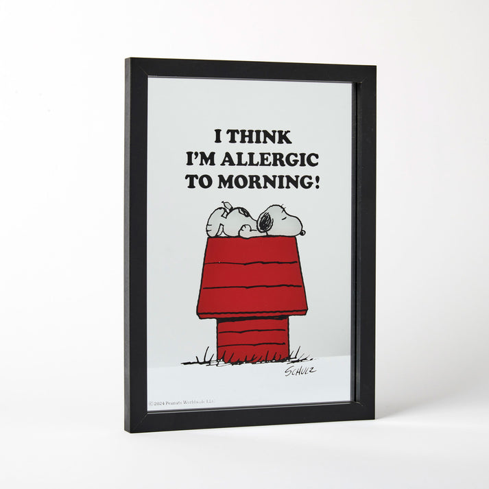 Spiegel | Peanuts | Allergic to mornings