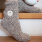 Wollsocken "Hygge" braun-melliert Adelheid