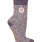 Wollsocken "Gardenlover" lavendel Adelheid