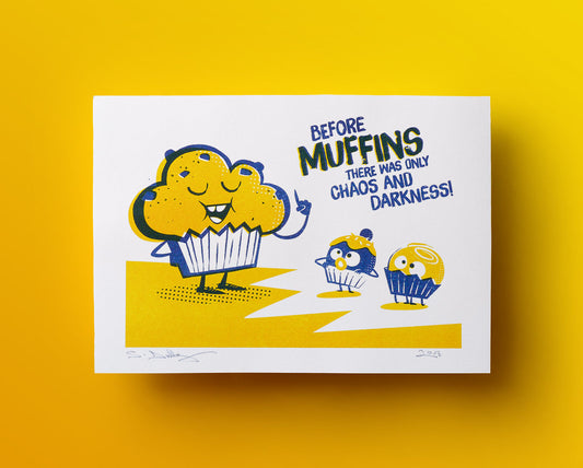 Poster "Befor Muffins" A5