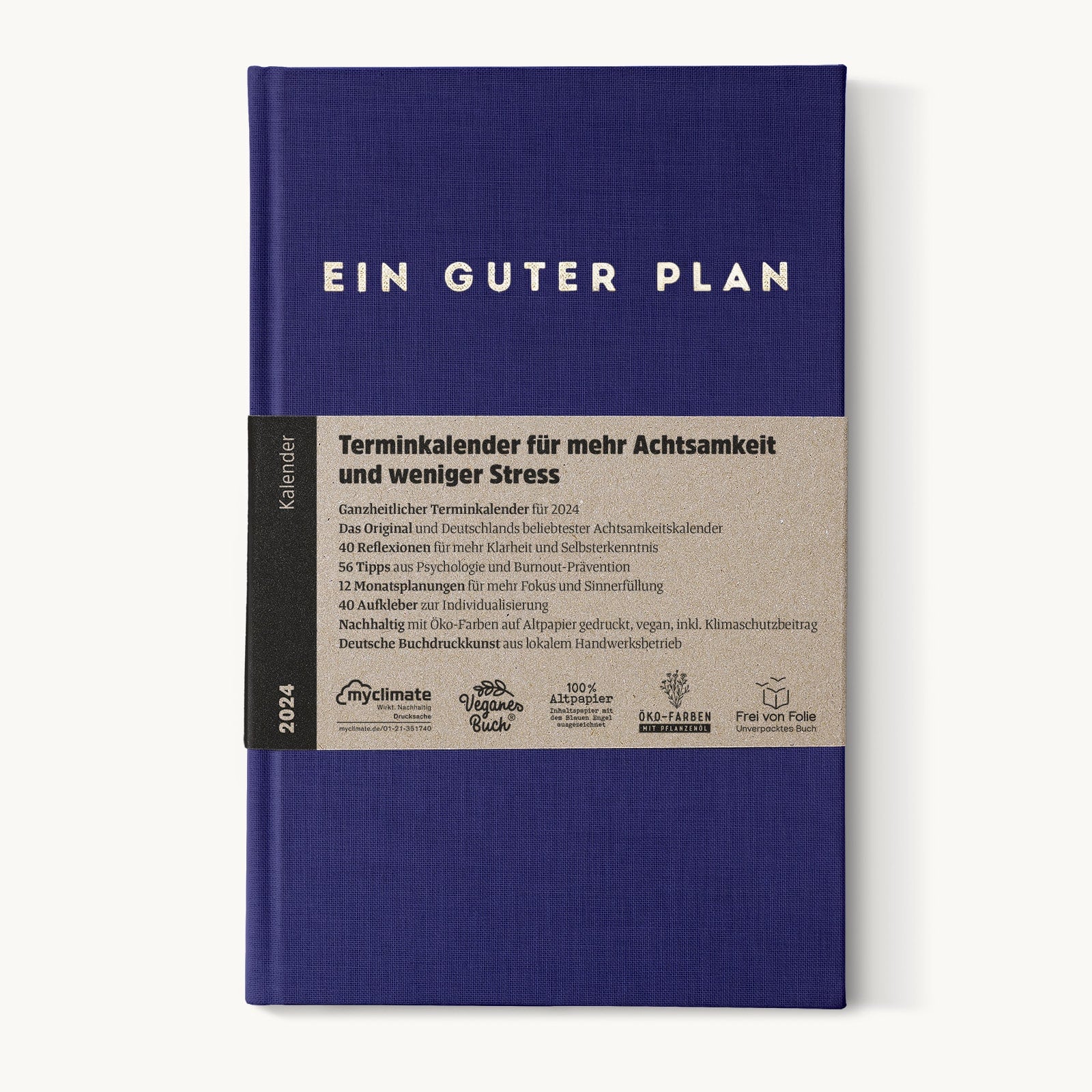 Ein guter Plan 2024 Kalender Indigo