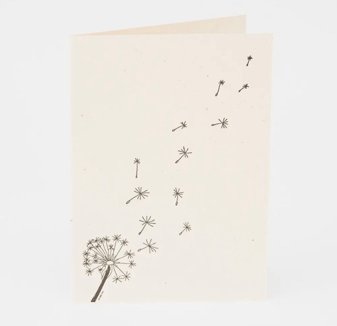 Klappkarte Pusteblume