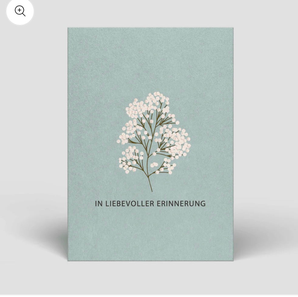 Postkarte Trauer - In liebevoller Erinnerung