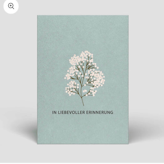 Postkarte Trauer - In liebevoller Erinnerung