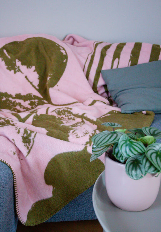 Kuscheldecke "Green pleasure" Adelheid