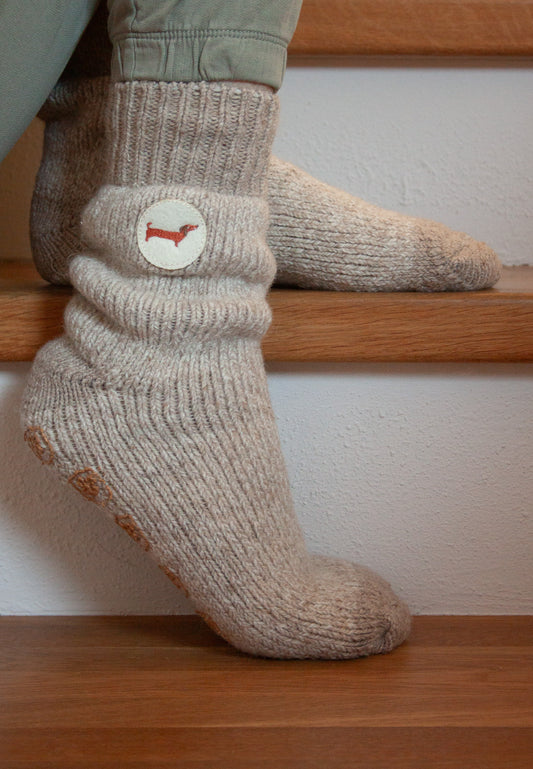 Wollsocken "Dackel" Adelheid