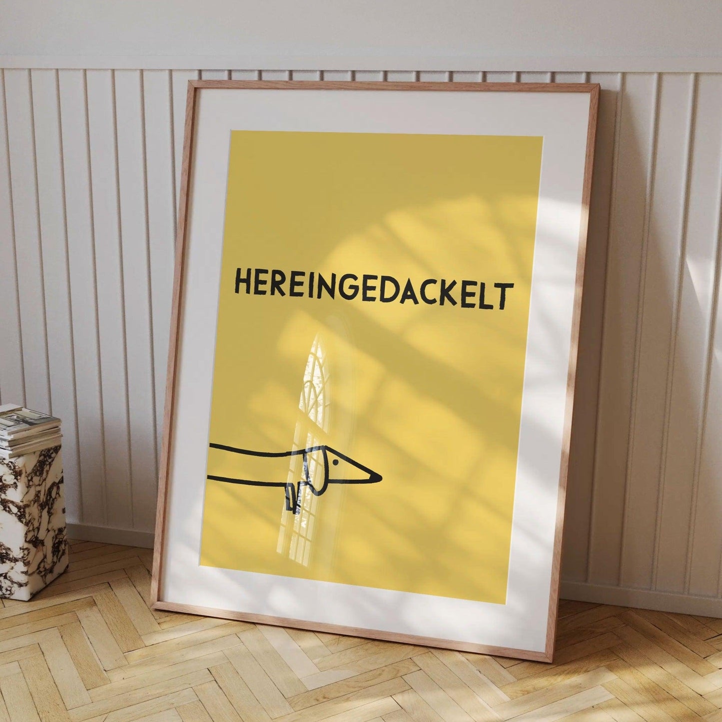 Poster "Hereingedackelt" von susi