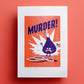 Poster "Murder" A3 Zwiebel Sabine DUlly