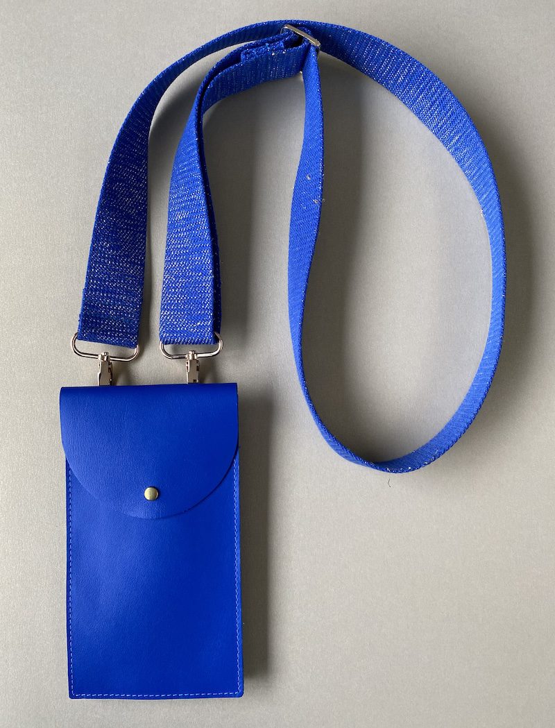 Phonebag blau/blau by b+k leder