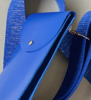 Phonebag blau/blau by b+k leder