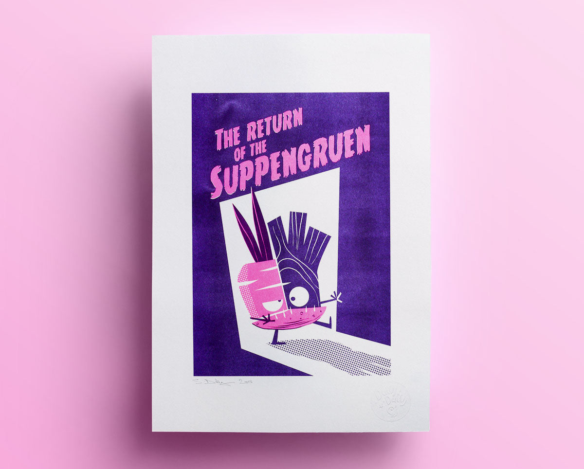 Poster "The return of the Suppengrün" A3 Sabine Dully