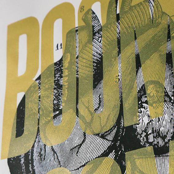 Poster BOOM BOOM A3 | Gold