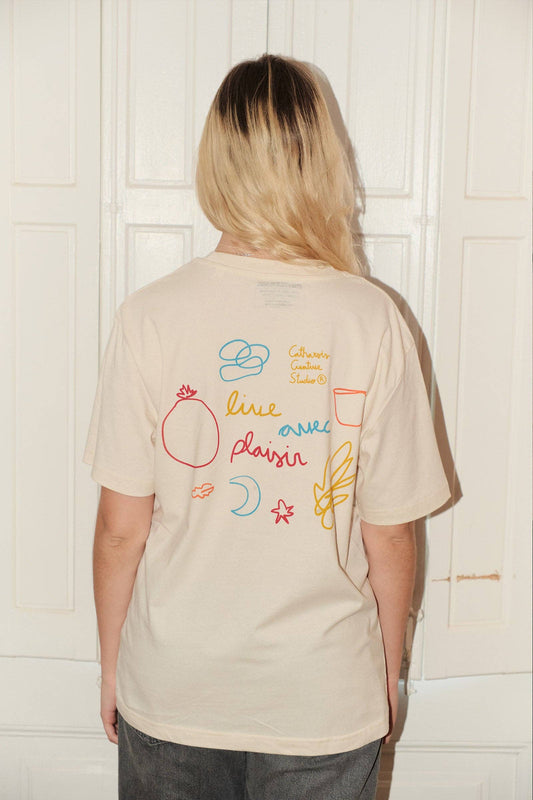 Tshirt „Live avec plaisir“