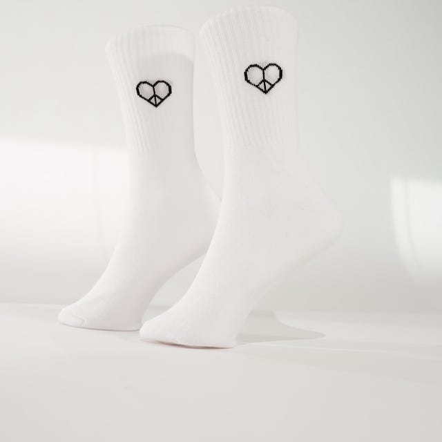 Tennissocken "Love & Peace" arrel