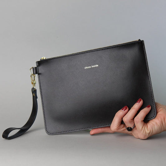 Clutch Chas inside Leder by B+K amsterdam