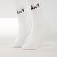 Tennissocken ".kcuF" arrel