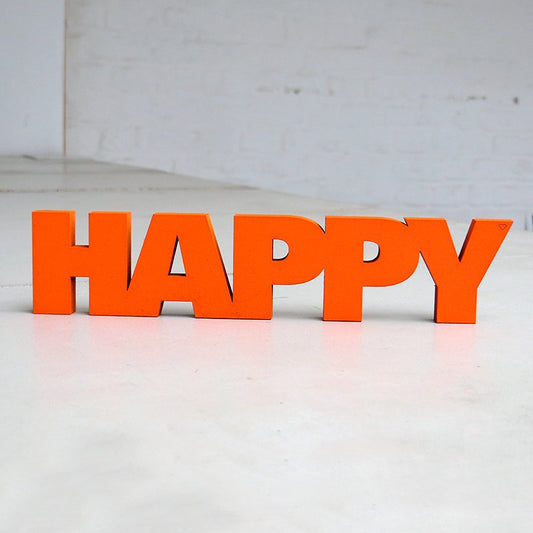Schriftzug "Happy" nogallery
