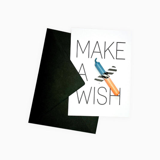 Karte mit Umschlag A5 mit Kerze