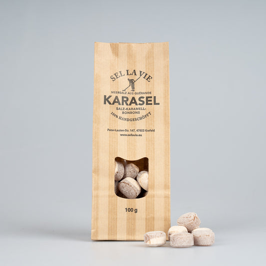 Salz-Karamel-Bonbons sel la vie