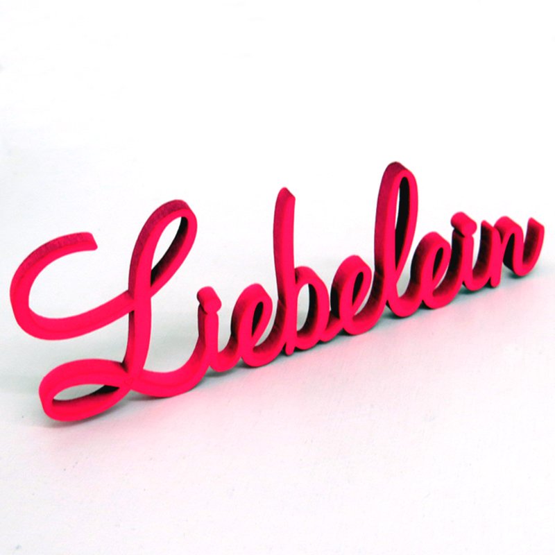 Schriftzug "Liebelein"