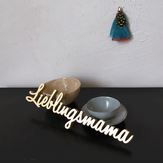 Schriftzug "Lieblingsmama"