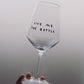 Weinglas GIVE ME THE BOTTLE | Johanna Schwarzer X selekkt 