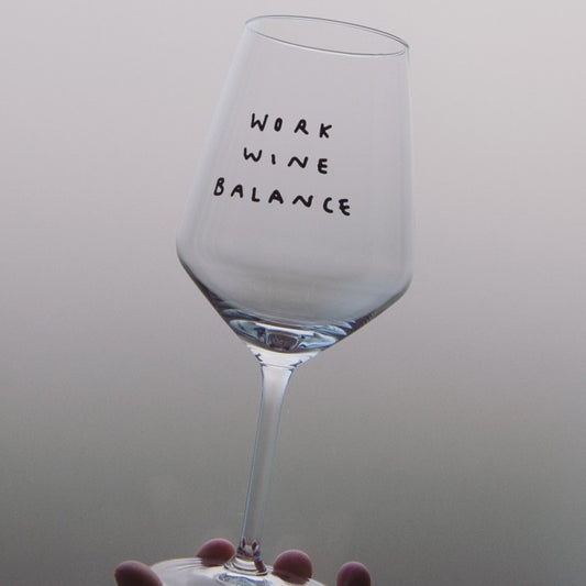 Glas WORK WINE BALANCE | Johanna Schwarzer X selekkt | Prost