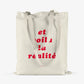 Baumwolltasche / Réalité "natur" typealive