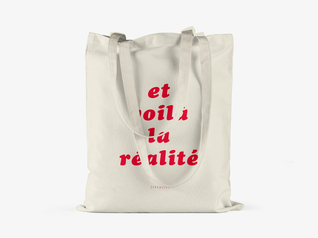 Baumwolltasche / Réalité "natur" typealive