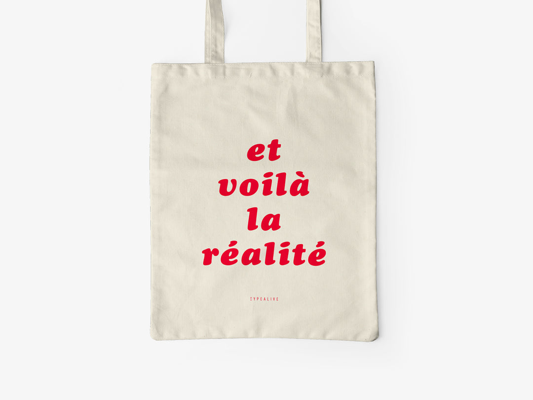 Baumwolltasche / Réalité "natur" typealive
