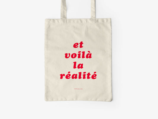 Baumwolltasche / Réalité "natur" typealive