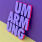 3D Schriftzug "UMARMUNG" nogallery