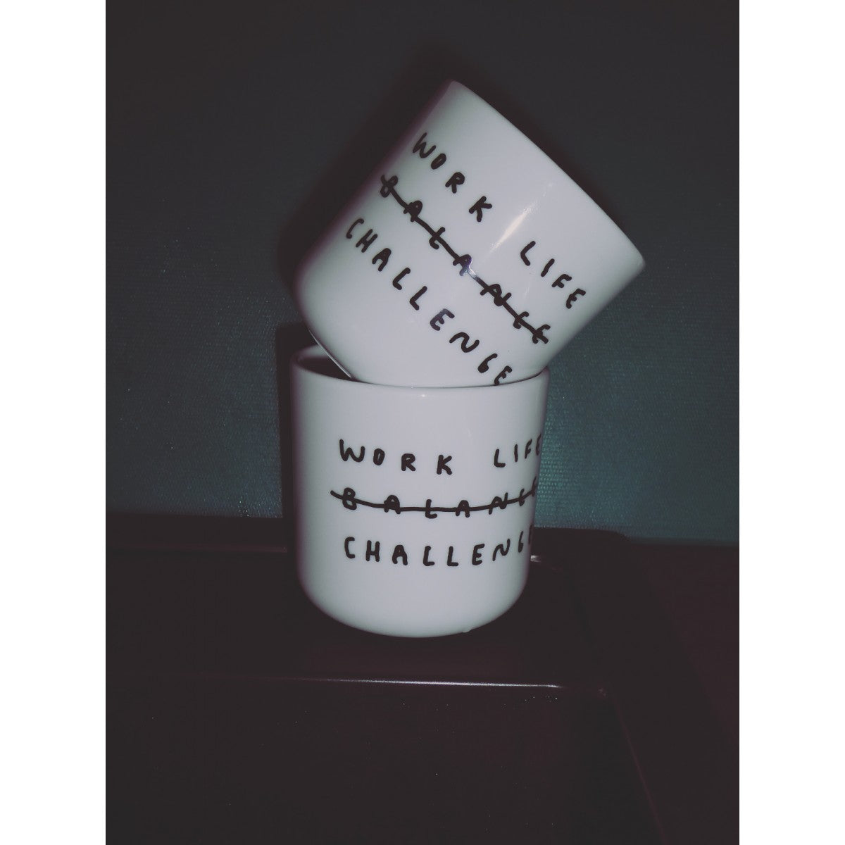 Becher "Work life balance"