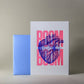 Postkarte BOOM BOOM - Letterpress