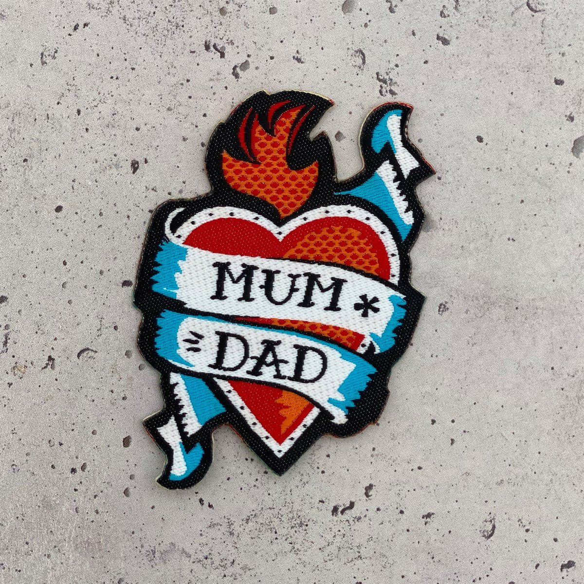 Sticker-Patch "Mum & Dad"
