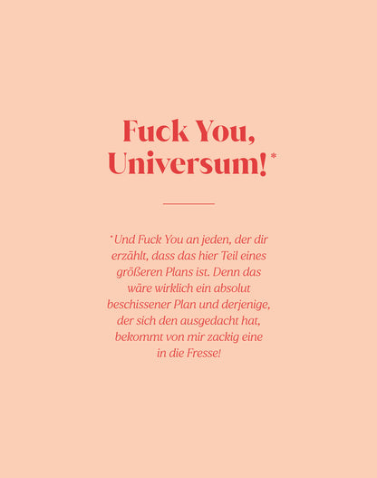 Klappkarte Fuck you UNiversum heartfelt