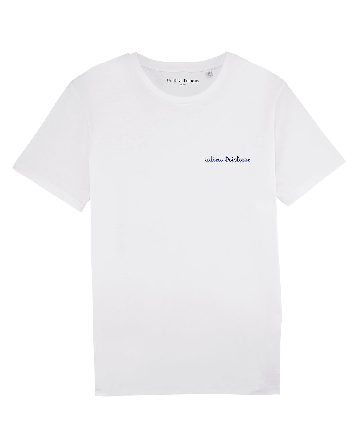 T-Shirt "adieu tristesse" Bio Baumwolle Paris Frankreich